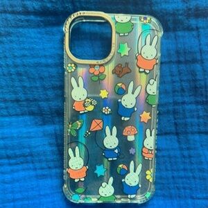 Apple Bunny Design Phone Case - Multicolor